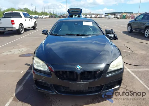 2013 BMW 650I Gran Coupe z USA, uszkodzony, nr VIN WBA6B2C57DDG66990